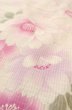 Photo10: P0722N Used Japanese kimono Pale Pink YUKATA summer(made in Other than Japan) for women / Cotton. SAKURA cherry blossom (Grade B) (10)