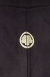 Photo3: P0722P Vintage Japanese kimono Black MONTSUKI crests for men / Silk. (Grade B) (3)