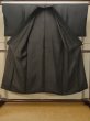 Photo2: Mint P0722R Vintage Japanese kimono Black MONTSUKI crests for men / Silk. (Grade A) (2)