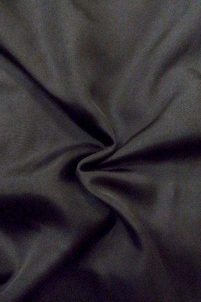 Photo5: P0722S Vintage Japanese kimono Black MONTSUKI crests for men / Silk. (Grade D) (5)