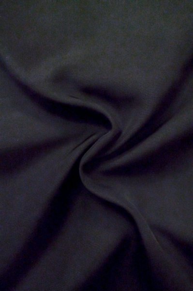 Photo6: P0722T Vintage Japanese kimono Black MONTSUKI crests for men / Silk. (Grade B) (6)