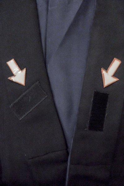 Photo7: Mint P0722W Vintage Japanese kimono Black MONTSUKI crests for men / Silk. (Grade A) (7)