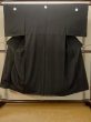 Photo1: Mint P0722X Vintage Japanese kimono Black MONTSUKI crests for men / Silk. (Grade A+) (1)