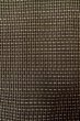 Photo5: P0723B Vintage Japanese kimono Dark Brown OSHIMA-TSUMUGI for men / Silk. Geometrical pattern (Grade C) (5)