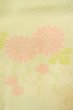 Photo5: P0731P Vintage Japanese kimono Pale Light Teal JUBAN undergarment for women / Silk. SAKURA cherry blossom, Small holes all over. (Grade D) (5)