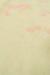 Photo8: P0731P Vintage Japanese kimono Pale Light Teal JUBAN undergarment for women / Silk. SAKURA cherry blossom, Small holes all over. (Grade D) (8)