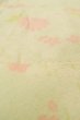 Photo10: P0731P Vintage Japanese kimono Pale Light Teal JUBAN undergarment for women / Silk. SAKURA cherry blossom, Small holes all over. (Grade D) (10)