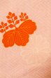Photo8: P0731R Antique Japanese kimono Pink JUBAN undergarment for women / Silk. SAKURA cherry blossom, Upper body: cotton, Sleeves: silk (Grade D) (8)