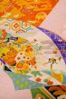 Photo11: P0731R Antique Japanese kimono Pink JUBAN undergarment for women / Silk. SAKURA cherry blossom, Upper body: cotton, Sleeves: silk (Grade D) (11)