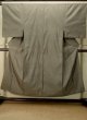 Photo1: P0731T Vintage Japanese kimono Dark Brown Men's Kimono for men / Silk. Dot (Grade C) (1)