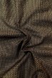 Photo7: P0731T Vintage Japanese kimono Dark Brown Men's Kimono for men / Silk. Dot (Grade C) (7)