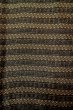 Photo6: P0731U Vintage Japanese kimono Brown Men's Juban for men / Silk. Stripes (Grade B) (6)