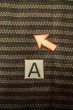 Photo13: P0731U Vintage Japanese kimono Brown Men's Juban for men / Silk. Stripes (Grade B) (13)