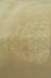 Photo11: P0731V Antique Japanese kimono Pale Brown TOMESODE formal for women / Silk. Peony, Based woven pattern: Shellfish, Letters of  Incense game (Grade B) (11)