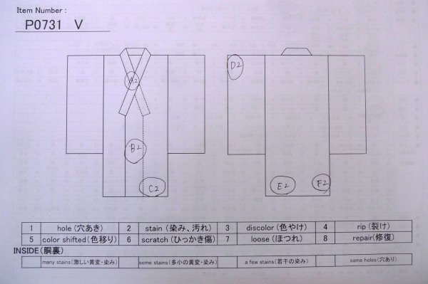 Photo14: P0731V Antique Japanese kimono Pale Brown TOMESODE formal for women / Silk. Peony, Based woven pattern: Shellfish, Letters of  Incense game (Grade B) (14)