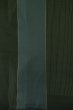 Photo4: P0801B Antique Japanese kimono Dark Navy Blue ORI woven for women / Silk. Stripes (Grade B) (4)
