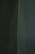Photo5: P0801B Antique Japanese kimono Dark Navy Blue ORI woven for women / Silk. Stripes (Grade B) (5)