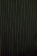 Photo6: P0801B Antique Japanese kimono Dark Navy Blue ORI woven for women / Silk. Stripes (Grade B) (6)