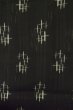 Photo4: P0801C Antique Japanese kimono Black HITOE unlined for women / Silk. Parallel Cross (Grade D) (4)