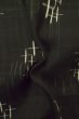 Photo10: P0801C Antique Japanese kimono Black HITOE unlined for women / Silk. Parallel Cross (Grade D) (10)