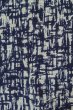 Photo5: P0801F Vintage Japanese kimono Indigo Blue YUKATA summer(made in Japan) for women / Cotton. Plaid Checks (Grade B) (5)