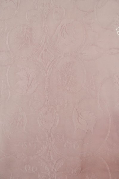 Photo3: P0818D Vintage Japanese kimono Pale Grayish Wisteria IROMUJI plain colored for women / Silk. (Grade B) (3)
