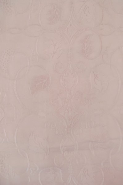 Photo4: P0818D Vintage Japanese kimono Pale Grayish Wisteria IROMUJI plain colored for women / Silk. (Grade B) (4)