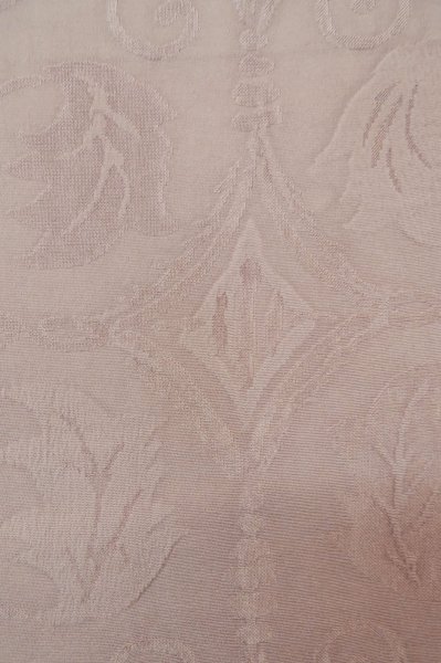 Photo6: P0818D Vintage Japanese kimono Pale Grayish Wisteria IROMUJI plain colored for women / Silk. (Grade B) (6)