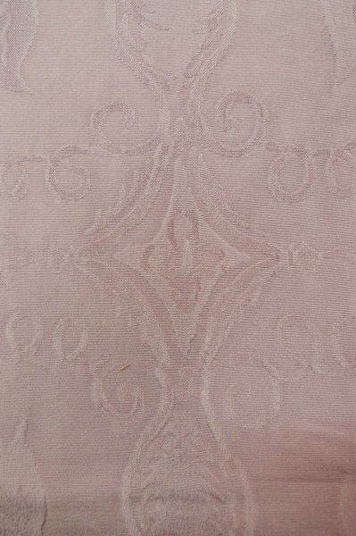 Photo8: P0818D Vintage Japanese kimono Pale Grayish Wisteria IROMUJI plain colored for women / Silk. (Grade B) (8)