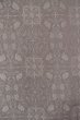 Photo4: P0818E Vintage Japanese kimono Grayish Wisteria IROMUJI plain colored for women / Silk., Base woven pattern: grapes. (Grade C) (4)
