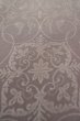 Photo10: P0818E Vintage Japanese kimono Grayish Wisteria IROMUJI plain colored for women / Silk., Base woven pattern: grapes. (Grade C) (10)