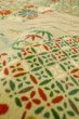 Photo8: Mint P0818F Vintage Japanese kimono Grayish Beige KOMON dyed for women / Silk. Flower (Grade A) (8)