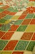 Photo10: Mint P0818F Vintage Japanese kimono Grayish Beige KOMON dyed for women / Silk. Flower (Grade A) (10)