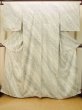 Photo1: Mint P0818G Vintage Japanese kimono White KOMON dyed for women / Silk. UME plum bloom (Grade A) (1)