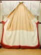 Photo2: Mint P0818G Vintage Japanese kimono White KOMON dyed for women / Silk. UME plum bloom (Grade A) (2)