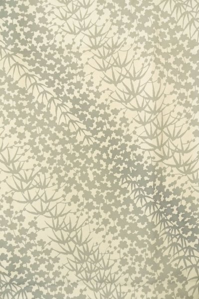 Photo4: Mint P0818G Vintage Japanese kimono White KOMON dyed for women / Silk. UME plum bloom (Grade A) (4)