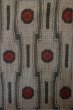 Photo3: P0818I Vintage Japanese kimono Gray TSUMUGI pongee for women / Silk. Chrysanthemum (Grade B) (3)