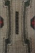 Photo6: P0818I Vintage Japanese kimono Gray TSUMUGI pongee for women / Silk. Chrysanthemum (Grade B) (6)