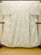 Photo1: P0818K Vintage Japanese kimono Multi Color TSUMUGI pongee for women / Silk. Tree (Grade C) (1)