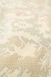 Photo9: P0818K Vintage Japanese kimono Multi Color TSUMUGI pongee for women / Silk. Tree (Grade C) (9)