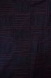 Photo3: Mint P0818M Vintage Japanese kimono Navy Blue TSUMUGI pongee for women / Silk. Quadrangle (Grade A) (3)