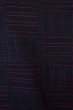 Photo5: Mint P0818M Vintage Japanese kimono Navy Blue TSUMUGI pongee for women / Silk. Quadrangle (Grade A) (5)