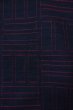 Photo6: Mint P0818M Vintage Japanese kimono Navy Blue TSUMUGI pongee for women / Silk. Quadrangle (Grade A) (6)