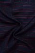Photo11: Mint P0818M Vintage Japanese kimono Navy Blue TSUMUGI pongee for women / Silk. Quadrangle (Grade A) (11)