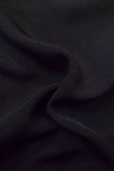 Photo9: Mint P0818N Vintage Japanese kimono Black MONTSUKI crests for women / Silk. (Grade A) (9)