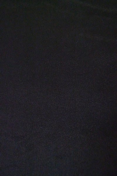 Photo7: P0818O Vintage Japanese kimono Black MONTSUKI crests for women / Silk. (Grade B) (7)