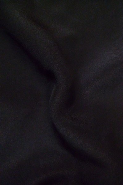Photo9: P0818O Vintage Japanese kimono Black MONTSUKI crests for women / Silk. (Grade B) (9)