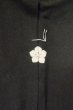 Photo3: Mint P0818P Vintage Japanese kimono Black MONTSUKI crests for women / Silk. (Grade A) (3)