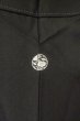 Photo3: P0818Q Vintage Japanese kimono Black MONTSUKI crests for women / Silk. (Grade B) (3)