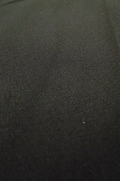 Photo7: P0818Q Vintage Japanese kimono Black MONTSUKI crests for women / Silk. (Grade B) (7)